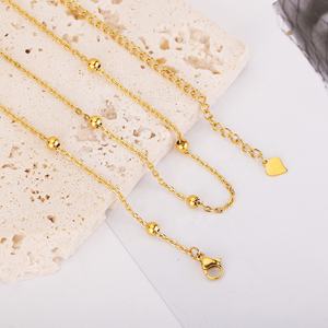 Bijoux de mode PVD plaqué or en acier inoxydable <span class=keywords><strong>satellite</strong></span> perle taille ventre corps chaîne pour les femmes - Product Image 6