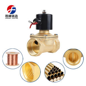 שסתום סולנואיד סדרת 2W שסתומי סולנואיד עם מפרטים שונים שסתום סולנואיד סלילי נחושת מלאים 220V 12V 24V שסתום סולנואיד - Product Image 1