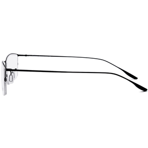 Borregls alliage lunettes cadres hommes 2025 nouvelle marque Design carré lunettes demi-jante Semi-sans <span class=keywords><strong>monture</strong></span> ultra-léger optique lunettes 2611 - Product Image 6