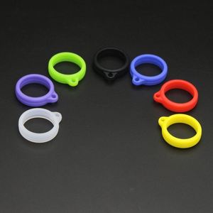 Anneau suspendu en silicone, anneau de fixation durable en caoutchouc pour stylo ou bouteille, anneau décoratif en silicone multicolore - Product Image 3