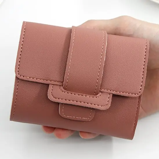 Small Fashion Carteras De Mujer Faux Leather Card Holder For Ladies Wallets And Purses Women Mini Cute Carteira Feminina