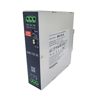 Convertisseurs AC-<span class=keywords><strong>DC</strong></span> MEAN WELL, alimentation industrielle à découpage <span class=keywords><strong>12V</strong></span> 5A, entrée <span class=keywords><strong>220V</strong></span>, <span class=keywords><strong>transformateur</strong></span> sur <span class=keywords><strong>rail</strong></span> <span class=keywords><strong>DIN</strong></span> XDR-75E-12 - Product Image 2