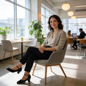 Chaussures de danse latine Dynadans pour femmes, à bride cheville, talon de 1,5 à 2 pouces, pour danse de salon, salsa, tango, flamenco - Product Image 2