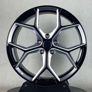 Jantes en alliage forgé 19x8.5J 5x112, face usinée, concave profond, à rayons fendus, pour Audi A4 A6, Mercedes Classe <span class=keywords><strong>C</strong></span>, Passat, OEM - Product Image 3