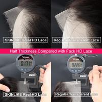 Wig Rambut Asli Brasil Mentah Alami, Wig Rambut Manusia dengan Lace Front, Wig Rambut Manusia untuk Wanita Kulit Hitam, Wig Lace Frontal HD Murah Rambut Alami