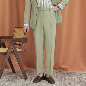 Primavera ed estate pantaloni dritti da nove abiti da <span class=keywords><strong>uomo</strong></span> Gentry antirughe da lavoro - Product Image 6