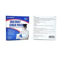 Compresse froide instantanée jetable certifiée CE pour le soulagement de la douleur et la thérapie des articulations/muscles, 15x11cm, modèle CSI-IC-II 100