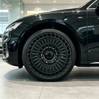 Jantes 20 pouces 5x120 en alliage forgé, design Turbofan Aero Disc, noir brillant, concave profond, performance personnalisée pour la course