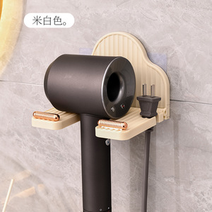 Soporte Plegable de Plástico para Secador de Pelo, Montado en la Pared, Conveniente y Ahorra Espacio, Almacenamiento de Herramientas de Peinado - Product Image 6