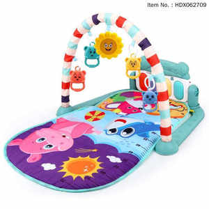 Tapis d'éveil musical pour bébé 0-24 <span class=keywords><strong>mois</strong></span> avec piano à pédales et hochet en polyester - Product Image 5