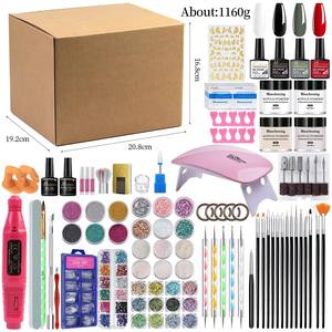 Kit <span class=keywords><strong>de</strong></span> Manucure Professionnel Salon UV LED 35 Pièces avec Lampe <span class=keywords><strong>à</strong></span> <span class=keywords><strong>Ongles</strong></span>, Vernis Gel et Ponceuse <span class=keywords><strong>à</strong></span> <span class=keywords><strong>Ongles</strong></span> - Product Image 5