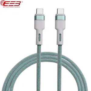 BEB USB 3.0 Type C to Type C Charging Cable, Nylon Braided Cord, for iPhone 15,Samsung Galaxy,Note,Fold,LG,Moto,Switch