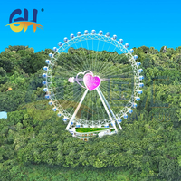 Grande Roue de Chine à vendre, hauteur 131,4 m, avec fonctionnement fiable pour les parcs d'attractions et les projets extérieurs