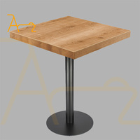 Mobilier simple rétro industriel pour magasin de café et desserts sièges en bois table à manger tables et chaises bon marché pour restaurant