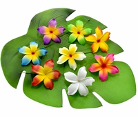Fleur d'hibiscus en mousse EVA hawaïenne pour décorations de fête d'été DIY pour filles et femmes