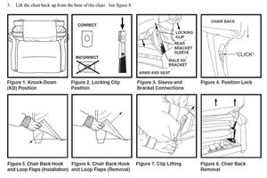 Sắt sofa bản lề có thể điều chỉnh Ratchet phần cứng Khung phụ kiện với kẽm mạ kết thúc 105 độ mở góc tam giác thiết kế - Product Image 6