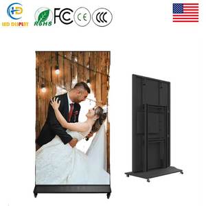 Écran publicitaire LED portable sur pied, affichage numérique Plug-and-Play pour le marketing en magasin de détail, mur vidéo commercial - Product Image 1