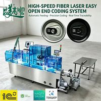Machine de marquage laser à couvercle facile à ouvrir pour économie de coût GS1, gravure de codes de traçabilité, dépistage intelligent des codes erronés, liaison de données en temps réel