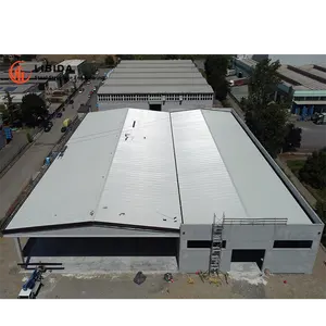 Modern Prefab Steel Structure Building Metal Warehouse/Workshop/Aircraft Hangar/hall Building