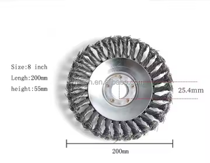Steel <b>Wire</b> Weeding Wheel Twisted <b>Wire</b> Disc Type Grinding Wheel Special Parallel Wheel <b>Brush</b> Cutter Spare Parts - Product Image 2