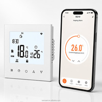 Thermostat intelligent Tuya, contrôleur de température à distance, thermostat 16A, chauffage au sol électrique, compatible Google Home Alexa