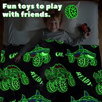 FF6248 Couverture Lumineuse à Motif Citrouille et Fantôme d'Halloween, en Flanelle Douce, pour Chambre et Canapé, Brille dans le Noir