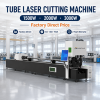 Machine de découpe laser à fibre pour tubes en acier inoxydable, certifiée CE, 3000W, haute précision, avec système de contrôle automatique IA et servomoteur