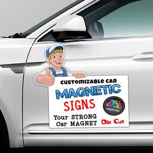 Stiker Magnetik Logo Kustom yang Dapat Dilepas untuk Bumper Mobil, Stiker Vinyl Magnetik Besar untuk Iklan pada Kendaraan, Mobil, dan Van - Product Image 1