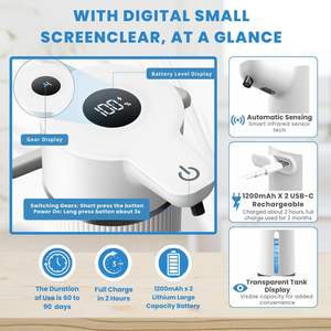 Nouveau Distributeur Automatique de Savon Mural Rechargeable à Double Tête pour Hôtels et Salles de Bain, Distributeur de Désinfectant pour les Mains et de Shampoing - Product Image 6