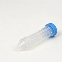 Tubes de centrifugation coniques en plastique abordables de 5 ml pour usage en laboratoire, avec fonds pointus, fabriqués en polypropylène durable.