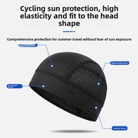 Gorras Deportivas Personalizadas con Logotipo, Gorras de Ciclismo con Diseño de Calaveras, Forro para Casco, Gorra Pequeña Transpirable de Secado Rápido con Protección Solar