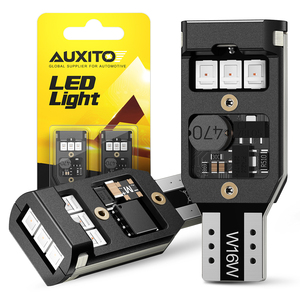 Ampoule LED de voiture AUXITO T15 Rouge W16W 12V, clignotant, feu de recul, clignotant stroboscopique, remplacement - Product Image 1