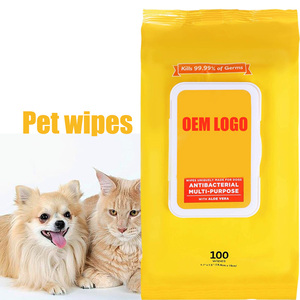 Salviette Multiuso Morbide per Cani e Gatti con Aloe Vera, Materiale Non Tessuto, Sigillo di Chiusura Umido per Zampe e Uso Generale, 100 Pezzi - Product Image 6