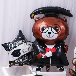 Graduata <span class=keywords><strong>serie</strong></span> a forma di personaggio Mylar Helium felice laurea in alluminio palloncino per la decorazione della festa di laurea - Product Image 5