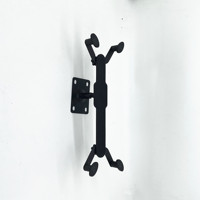Support mural étanche en alliage d'aluminium pour tablette de 7 à 12 pouces avec pince réglable et flexible anti-corrosion