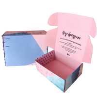 Cajas Rígidas de Cartón Corrugado Personalizadas de Lujo para Almacenamiento de Ropa de Bebé y Calcetines, Embalaje de Materiales Reciclados, Elegante Caja de Regalo de Cartón
