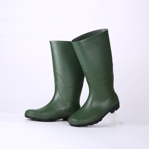 עבודת בטיחות פלדה מותאמת אישית מגפונים אנטי לרסק pvc עמיד למים טקטית ציד דיג חקלאות ארוך גובל מגפי גשם - Product Image 2