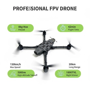 โดรนใต้น้ำ Triton UAV ขนาด 15 นิ้ว คุณภาพดีที่สุด ราคาประหยัด โดรนแบบกำหนดเองได้ โดรนแข่ง FPV รุ่น Virus - Product Image 3