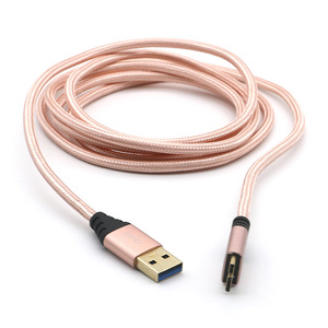 Lung Kay <b>Usb</b> 3.0 Am <b>To</b> Micro B Braided <b>Cable</b> Blue Copper Wire Fast Charging Data <b>Cable</b> For Hard Drive And Devices - Product Image 5