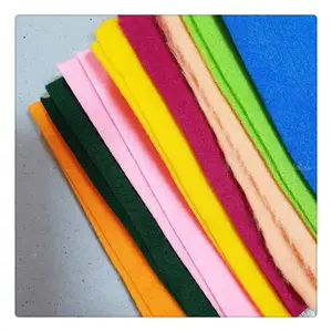 Needle Punched Nonwoven Embroidery Craft Felt Sheets Textiles Fabrics Thick Felt Fabric