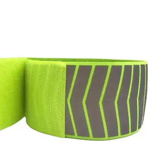 elastic fabric custom reflective safety belt for night safety En13356,En71