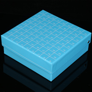 กล่องแช่เย็นกระดาษหยวนยี่ 100 ช่อง ฝาเปิดแบบพลิก กันน้ำ สำหรับเก็บตัวอย่าง - Product Image 1