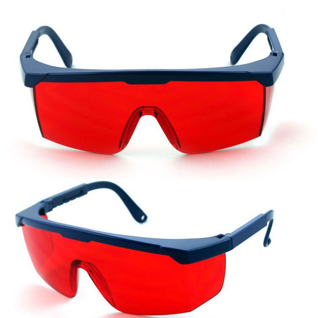 Laser Absorptive Glasses Wholesale Red Lens Safety Goggles Eye Protection Labor Protection Glasses