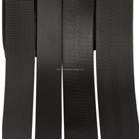 1.5 pouces Heavy Duty Noir Nylon Sangle Polyester Coton Ceinture Sangle Personnalisé Tactique Ceinture Sangle pour Sac Caméra Guitare