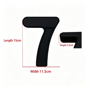 Mancuernas de Silicona en Forma de 7 para Ejercicios de Pilates, Juego de Mancuernas de 2 kg para Boxeo de Sombra - Product Image 2