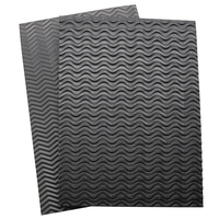 Feuille de mousse EVA recyclable texturée ondulée 20 mm, antidérapante, imperméable, légère et durable pour semelle de pantoufle