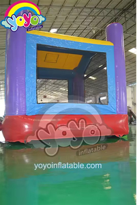 บ้านลมสีม่วงขนาด 14x14 ฟุต เกรดเชิงพาณิชย์ ธีมปราสาท สำหรับเด็กเล่น ศูนย์รวมความสนุก อุปกรณ์เช่าสำหรับงานวันเกิด - Product Image 2