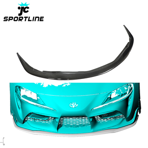 Séparateur de lèvre de pare-chocs avant en fibre de carbone A90 pour <span class=keywords><strong>Toyota</strong></span> GR <span class=keywords><strong>Supra</strong></span> A90 Edition <span class=keywords><strong>J29</strong></span>/DB MkV 2019 2020 - Product Image 2
