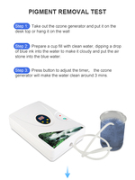Générateur d'ozone puissant de 600 mg avec commande par bouton simple pour la désinfection de l'eau et des aliments