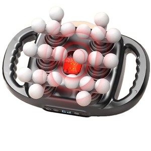 Pistolet de massage musculaire multi-têtes AUX, 12 niveaux de vitesse, moteur sans balais, rechargeable par USB, pour le corps, les jambes et le cou - Product Image 2
